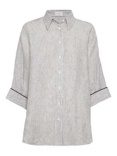 BRUNELLO CUCINELLI LINEN SHIRT