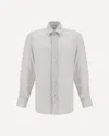 Brunello Cucinelli Linen Shirt In White