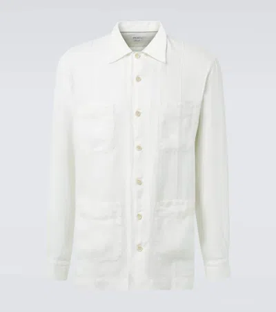 Brunello Cucinelli Long-sleeve Pocket-detail Shirt In White