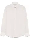 Brunello Cucinelli Linen Grey Shirt With Classic Button-down Design