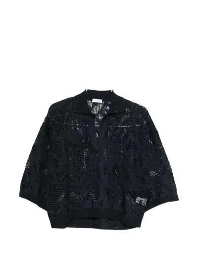 Brunello Cucinelli Linen Shirt In Black