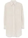 Brunello Cucinelli Linen Shirt In Neutrals