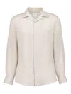 Brunello Cucinelli Long Sleeve Shirt In Neutral