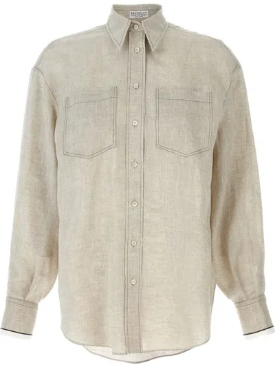 BRUNELLO CUCINELLI LINEN SHIRT