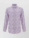 Brunello Cucinelli Linen Shirt Paisley Pattern