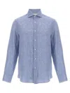 Brunello Cucinelli Linen Shirt With Button Cuffs And Collar