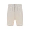 Brunello Cucinelli Men Linen Shorts