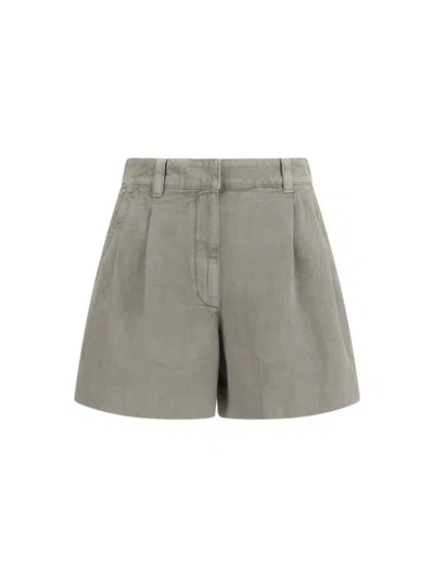 Brunello Cucinelli Linen Shorts