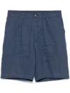 Brunello Cucinelli Men Bermuda Shorts In Blue