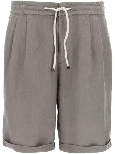BRUNELLO CUCINELLI LINEN SHORTS