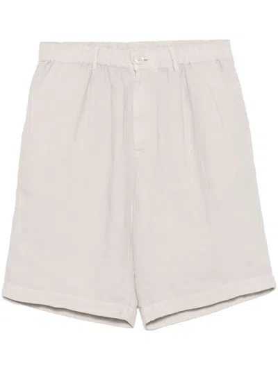 Brunello Cucinelli Linen Shorts In Beige