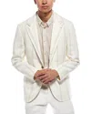 Brunello Cucinelli Linen, Silk, & Wool-blend Blazer