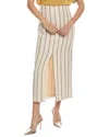 Brunello Cucinelli Linen Skirt In White