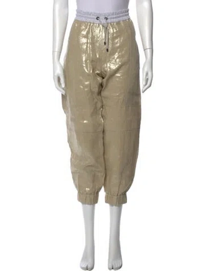 Pre-owned Brunello Cucinelli Linen Straight Leg Pants