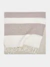 Brunello Cucinelli Linen Striped Blanket  Abask Luxury Gift