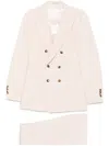 Brunello Cucinelli Men's Double Breast Suit In ピンク