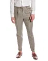 Brunello Cucinelli Linen Suit In Grey