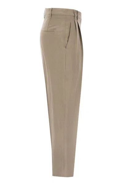Brunello Cucinelli Linen Trousers