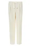 Brunello Cucinelli Corduroy Trousers In White