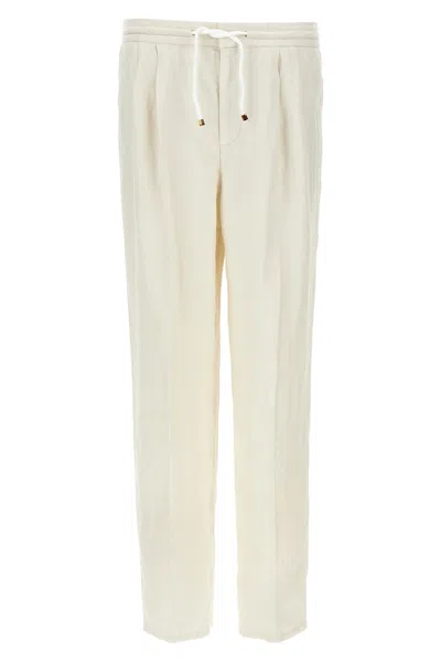 BRUNELLO CUCINELLI BRUNELLO CUCINELLI LINEN TROUSERS
