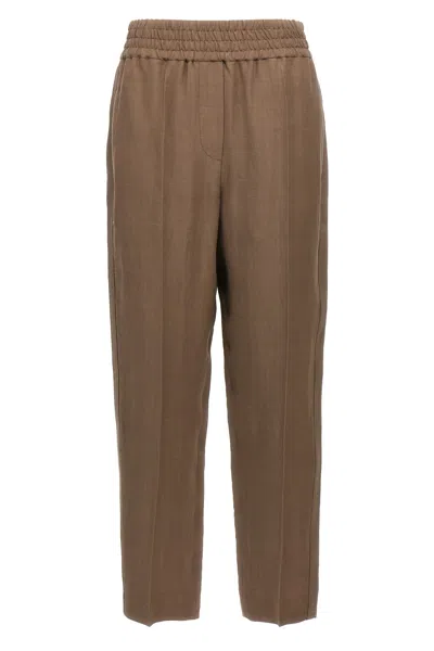 BRUNELLO CUCINELLI BRUNELLO CUCINELLI LINEN TROUSERS