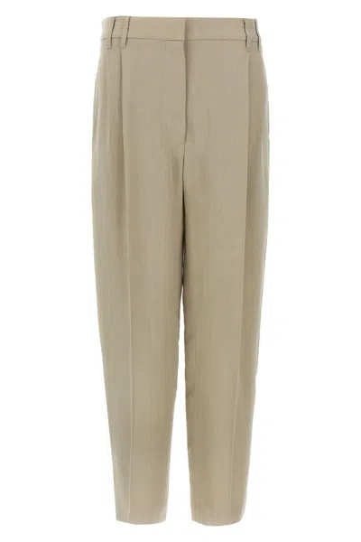 BRUNELLO CUCINELLI BRUNELLO CUCINELLI LINEN TROUSERS