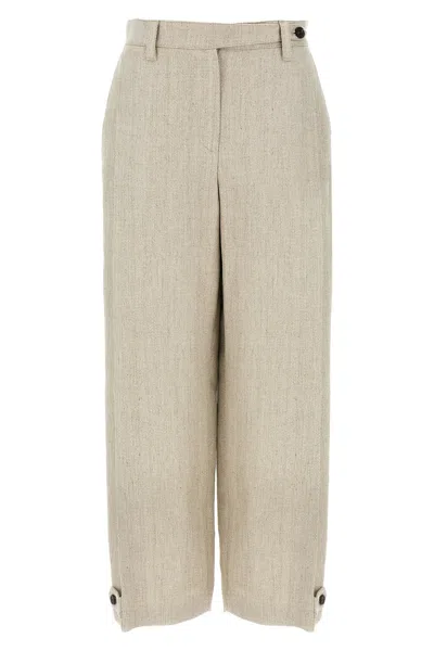 BRUNELLO CUCINELLI BRUNELLO CUCINELLI LINEN TROUSERS