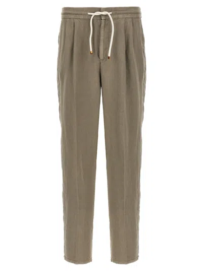 BRUNELLO CUCINELLI LINEN TROUSERS