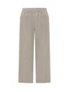 Brunello Cucinelli Linen Trousers In Beige