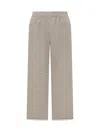 Brunello Cucinelli Linen Trousers In Beige