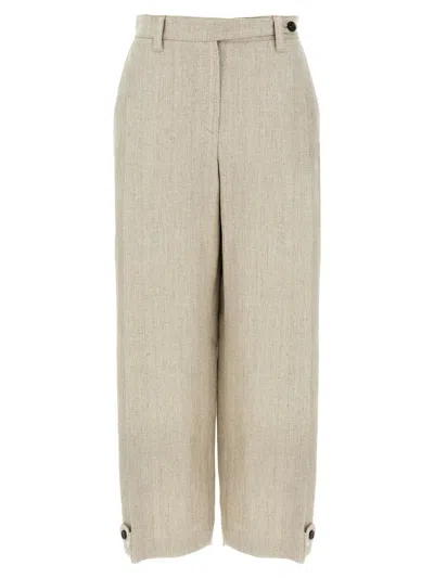 BRUNELLO CUCINELLI BRUNELLO CUCINELLI LINEN TROUSERS