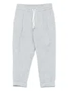 Brunello Cucinelli Linen Trousers In Blue