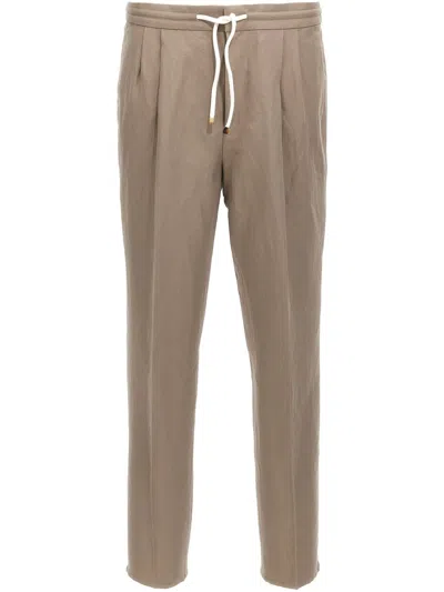 BRUNELLO CUCINELLI LINEN TROUSERS