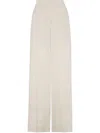 Brunello Cucinelli Women's Délavé Linen Wide Pleated Trousers In Neutrals