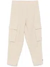 Brunello Cucinelli Linen Trousers In Neutrals