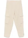 Brunello Cucinelli Linen Trousers In Neutrals
