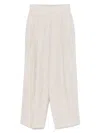 Brunello Cucinelli Pleated Tailored Trousers In Neutrals