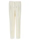Brunello Cucinelli Corduroy Trousers In White