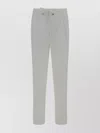 BRUNELLO CUCINELLI LINEN TROUSERS WITH ADJUSTABLE DRAWSTRING WAISTBAND
