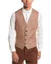 Brunello Cucinelli Linen Vest In Multi