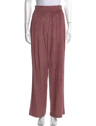 Pre-owned Brunello Cucinelli Linen Wide Leg Pants W/ Tags In Multi