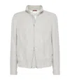 Brunello Cucinelli Water Resistant Linen Blend Jacket For Men In Beige