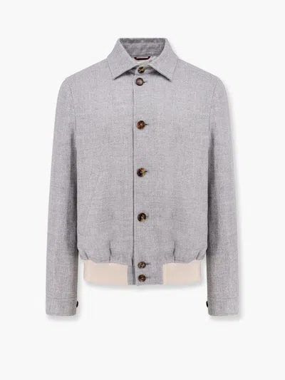 Brunello Cucinelli Jacket In Blue