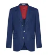 Brunello Cucinelli Single-breasted Blazer In Blue
