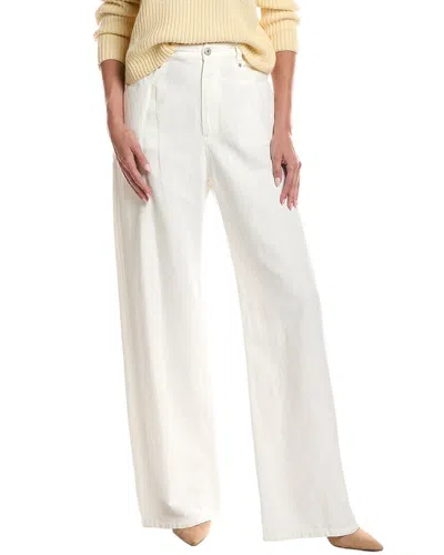 Brunello Cucinelli Linen-blend Pant In White