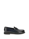 Brunello Cucinelli Leather Loafers In Blue