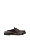 Brunello Cucinelli Refined Leather Loafers With Shiny Jewels In Black