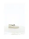 Brunello Cucinelli Beaded Strap Loafers Block Sole In Multi
