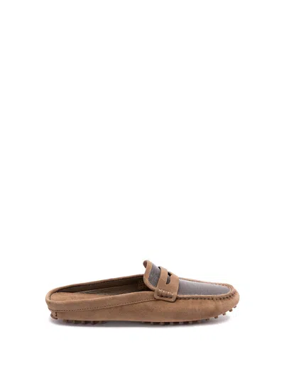 Brunello Cucinelli Loafers In Brown
