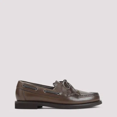 Brunello Cucinelli Loafers In Brown